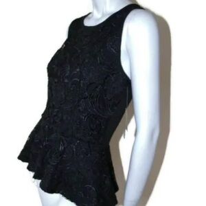 INC International Concepts Lace Peplum Tank Top